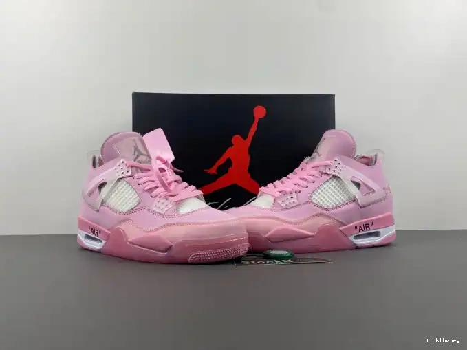 Kick Theory PINK X OFF-WHITE 4 JORDAN 0509